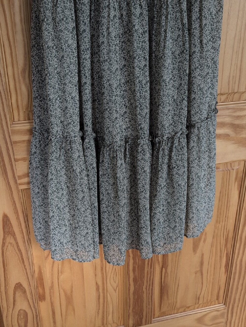 Wandering Wistfully Green Floral Print Tiered Maxi Dress - Lulu's - Picture 4 of 8